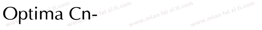 Optima Cn字体转换